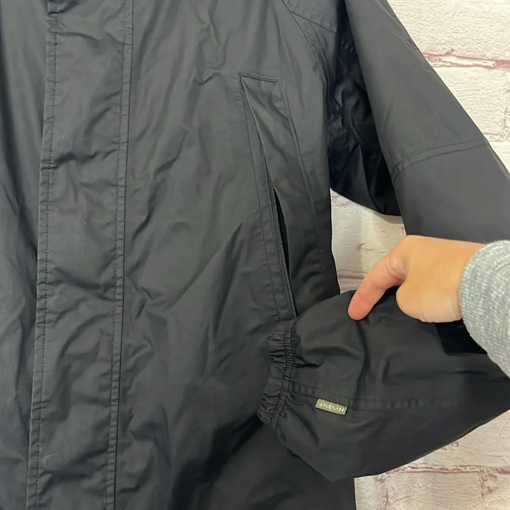 Timberland Waterproof Hooded Jacket Black Medium EUC